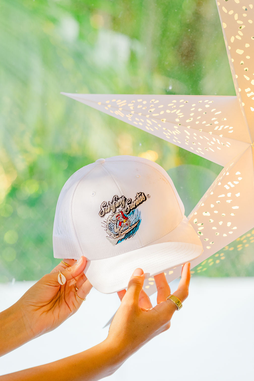Surfing Santas Trucker Hat